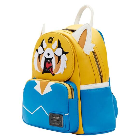 NWT Loungefly Sanrio Aggretsuko Two-Face Cosplay Mini Backpack - Picture 4 of 8
